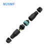 Đầu nối dây chống nước EW-M28MF đực cái 2 IP68