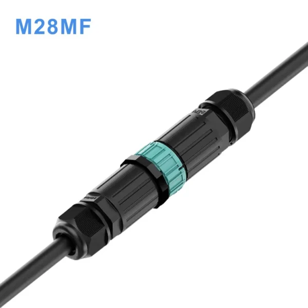 Đầu nối dây chống nước EW-M28MF đực cái 2 IP68