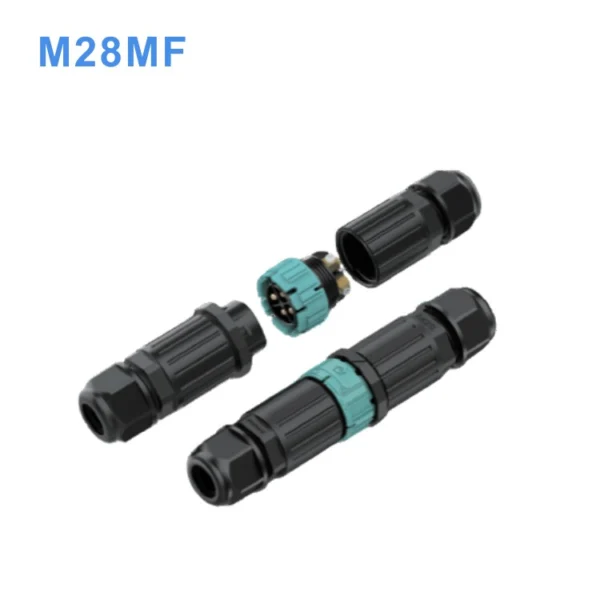 Đầu nối dây chống nước EW-M28MF đực cái 2 IP68