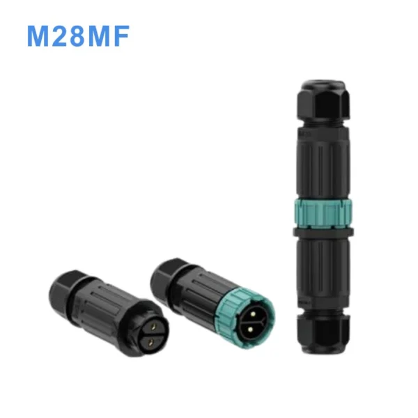 Đầu nối dây chống nước EW-M28MF đực cái 2 IP68