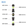 Đầu nối chống nước EW-M20 IP68 4pin