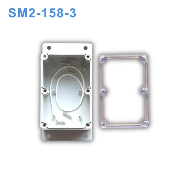 Hộp nối nhựa trong suốt Sanmu 2-158-3 (120*81*65mm)