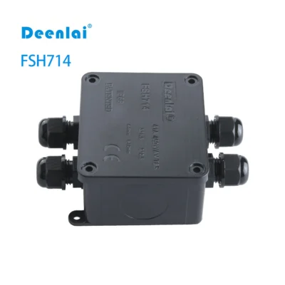 Hộp nối FSH714 (4-cổng) IP68 – Vít inox 304, hỗ trợ PG7, PG9, M20