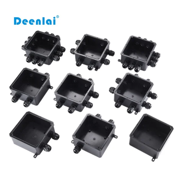 Hộp nối FSH716-A (4-cổng) màu trắng – IP68 chống nước bụi, vít inox 304
