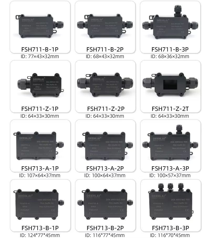 Hộp nối FSH713 6 đầu IP68