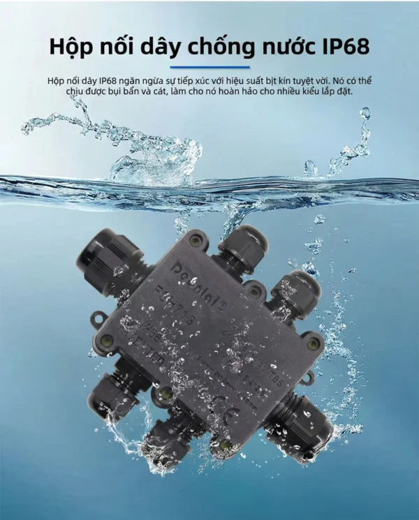 Hộp nối FSH713 6 đầu IP68
