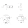 Hộp nối FSH713 (5-cổng) màu trắng IP68 – Chống nước, 450V/24A, đạt chuẩn CE
