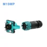 Đầu nối dây chống nước EW-M19MP IP68-3 pin
