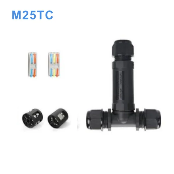 Đầu nối dây chống nước EW-M25TC IP68 2pin/3pin