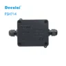 Hộp nối FSH714 (2-cổng) IP68 – Vít inox 304, hỗ trợ PG7, PG9, M20