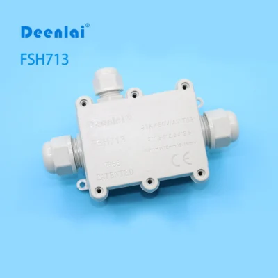 Hộp nối FSH713 (3-cổng) màu trắng – Chống nước, IP68, đạt chuẩn CE