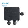 Hộp nối FSH714 (3-cổng) IP68 – Vít inox 304, hỗ trợ PG7, PG9, M20