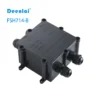 Hộp nối FSH714-B (4-cổng) IP68 – Vít inox 304, chống nước, 450V/24A