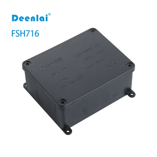 Hộp nối FSH716 IP68 – Vít inox 304, hỗ trợ PG7, PG9, M20