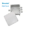 Hộp nối FSH716-A (4-cổng) màu trắng – IP68 chống nước bụi, vít inox 304