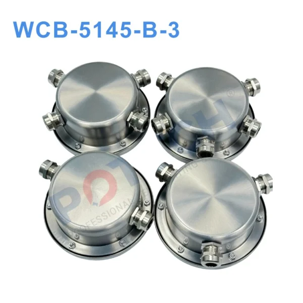 Hộp nối chống nước inox WCB-5145-B-3 (3 cổng) IP68 – Inox 304 cao cấp