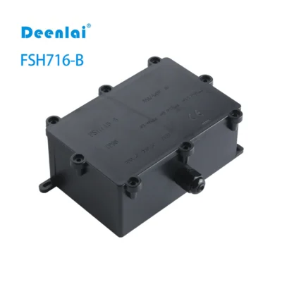 Hộp nối FSH716-B (3-cổng) IP68 – Vít inox 304, hỗ trợ PG7, PG9, M20