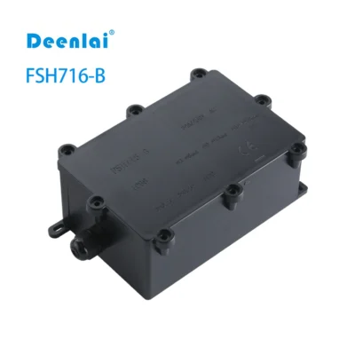 Hộp nối FSH716-B (2-cổng) IP68 – Vít inox 304, hỗ trợ PG7, PG9, M20