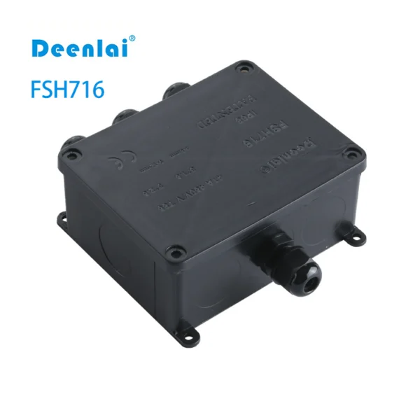 Hộp nối FSH716 (4-cổng) IP68 – Chống nước, 450V/24A, đạt chuẩn CE