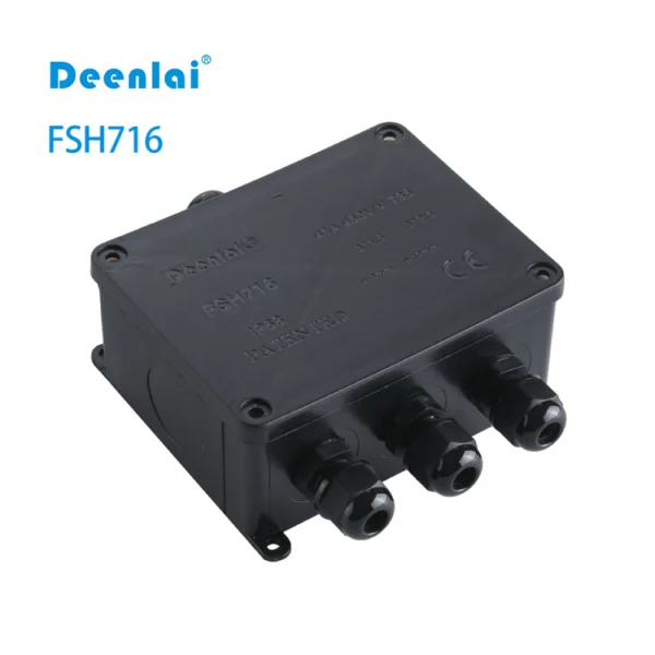Hộp nối FSH716 (4-cổng) IP68 – Chống nước, 450V/24A, đạt chuẩn CE
