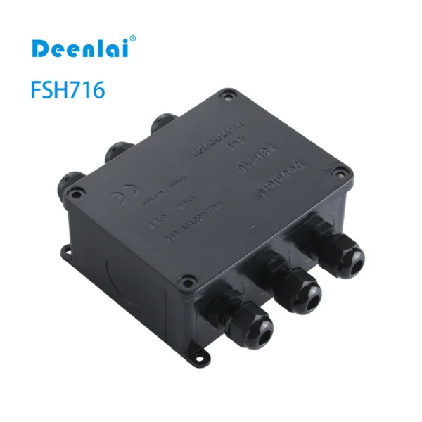Hộp nối FSH716 (6-cổng) IP68 – Chống nước, 450V/24A, đạt chuẩn CE