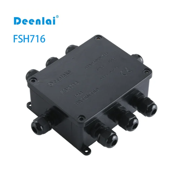Hộp nối FSH716 (8-cổng) IP68 – Chống nước, 450V/24A, đạt chuẩn CE