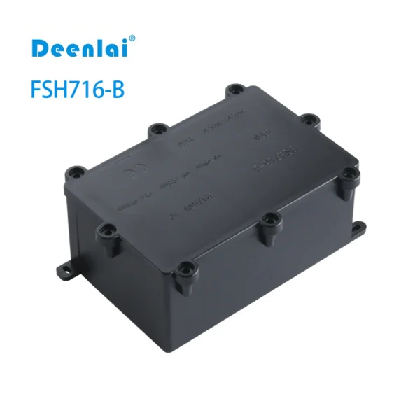 Hộp nối FSH716-B IP68 – Vít inox 304, hỗ trợ PG7, PG9, M20