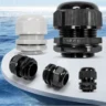 Ốc siết cáp nhựa PG7 đen – Chống nước, chống bụi IP67/IP68