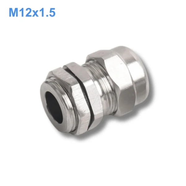 Ốc siết cáp đồng mạ Niken M12x1.5 IP68