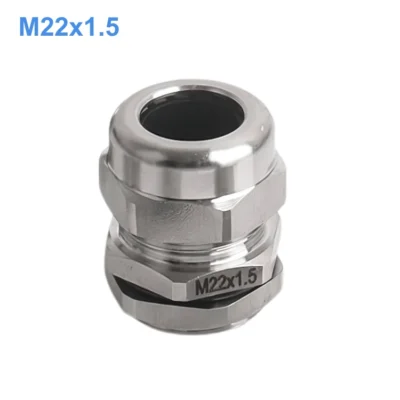 Ốc siết cáp đồng mạ Niken M22x1.5 IP68