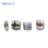 Ốc siết cáp đồng mạ Niken M27x1.5 IP68