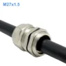 Ốc siết cáp đồng mạ Niken M27x1.5 IP68
