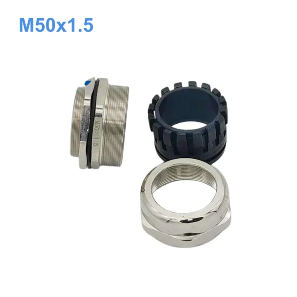 Ốc siết cáp đồng mạ Niken M50x1.5 IP68