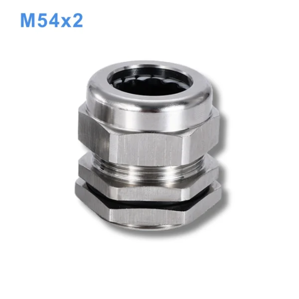 Ốc siết cáp đồng mạ Niken M54x2