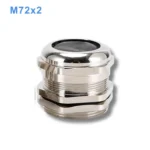 Ốc siết cáp đồng mạ Niken M72x2 IP68