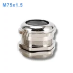 Ốc siết cáp đồng mạ Niken M75x1.5 IP68