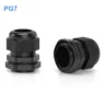 Ốc siết cáp nhựa PG7 đen – Chống nước, chống bụi IP67/IP68