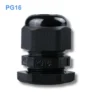 Ốc siết cáp nhựa PG16 đen – Chống nước, chống bụi IP67/IP68