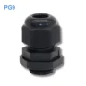 Ốc siết cáp nhựa PG9 màu đen–Chống nước, chống bụi IP67/IP68