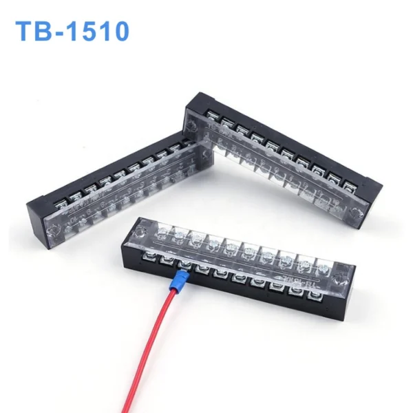 Cầu đấu dây điện 10 cực-15A (domino điện) – TB-1510