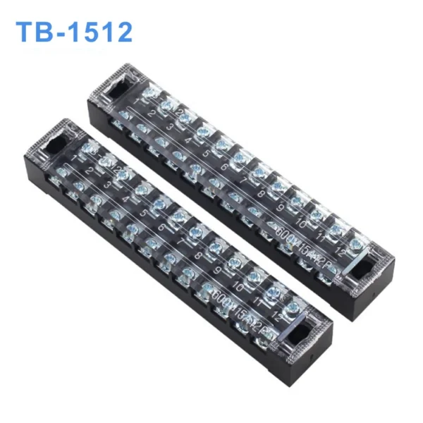 Cầu đấu dây điện 12 cực-15A (domino điện) – TB-1512