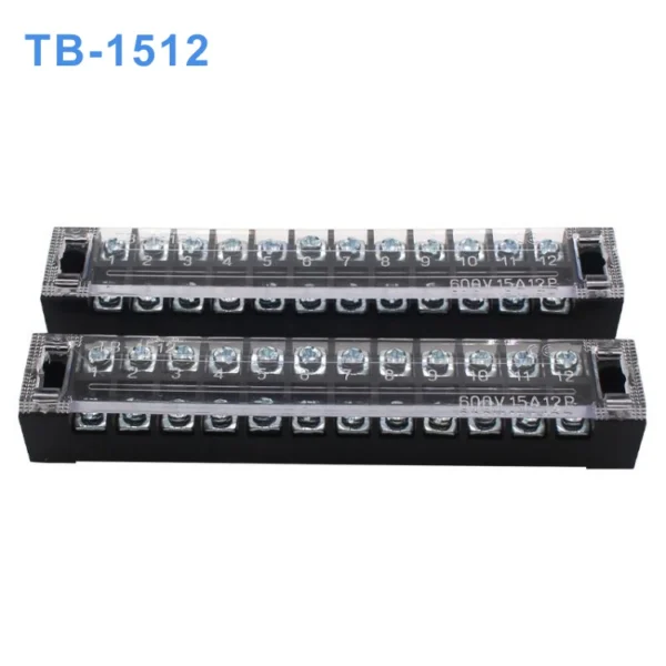 Cầu đấu dây điện 12 cực-15A (domino điện) – TB-1512