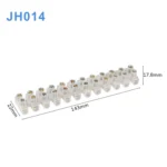 Cầu đấu dây điện 12 cực-20A (domino điện) – JH014