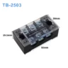 Cầu đấu dây điện 3 cực-25A (domino điện) – TB-2503