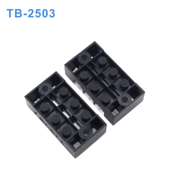 Cầu đấu dây điện 3 cực-25A (domino điện) – TB-2503