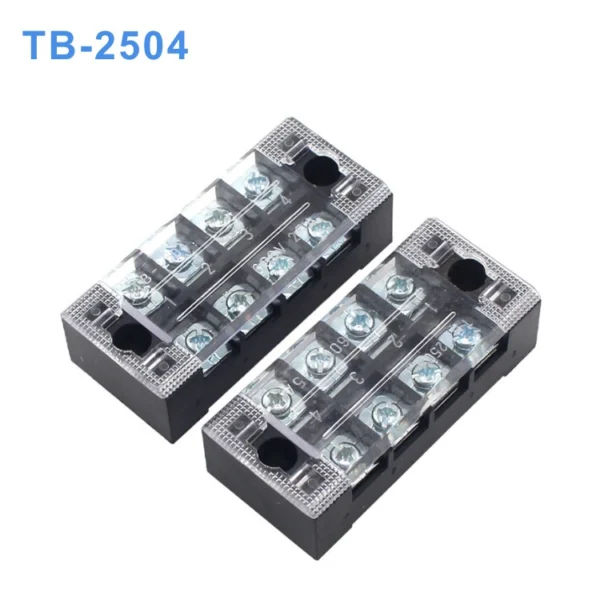 Cầu đấu dây điện 4 cực-25A (domino điện) – TB-2504