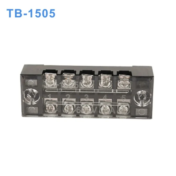 Cầu đấu dây điện 5 cực-15A (domino điện) – TB-1505