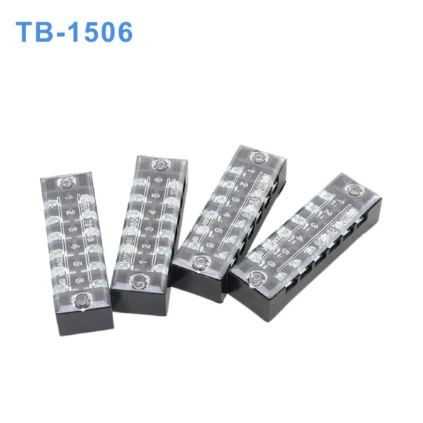 Cầu đấu dây điện 6 cực-15A (domino điện) – TB-1506