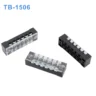 Cầu đấu dây điện 6 cực-15A (domino điện) – TB-1506