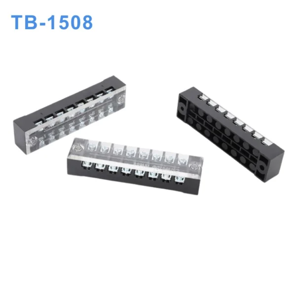Cầu đấu dây điện 8 cực-15A (domino điện) – TB-1508